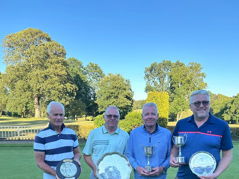 Winners on the day - Andrew Carman, Mark Reynolds Karl Smith and Warren Bladon