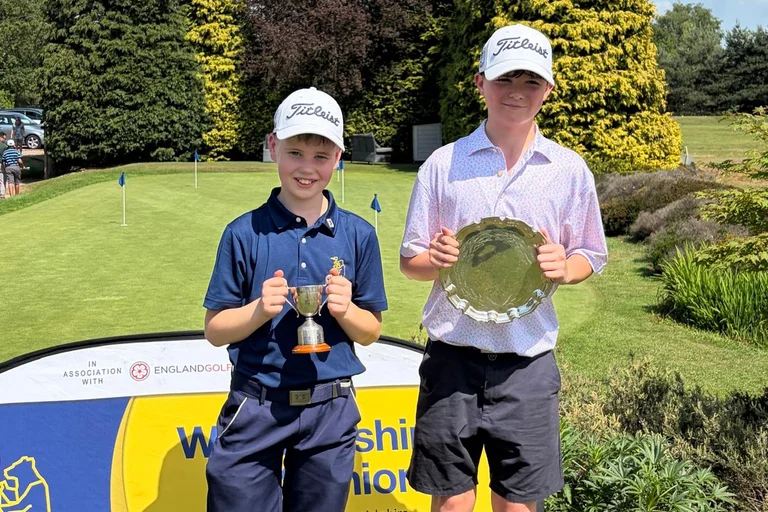 U12 and U14 Winners  George Hoey and Ben Cresswell