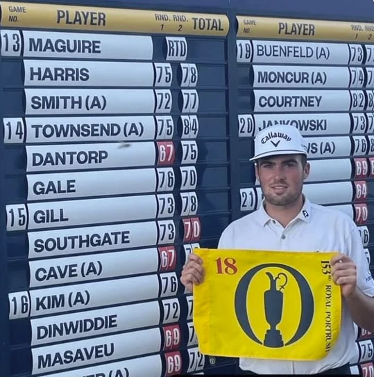 Seb Cave Qualifies for the British Open